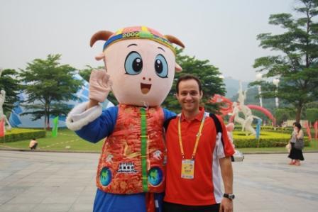 Hugo e Mascote do Campeonato